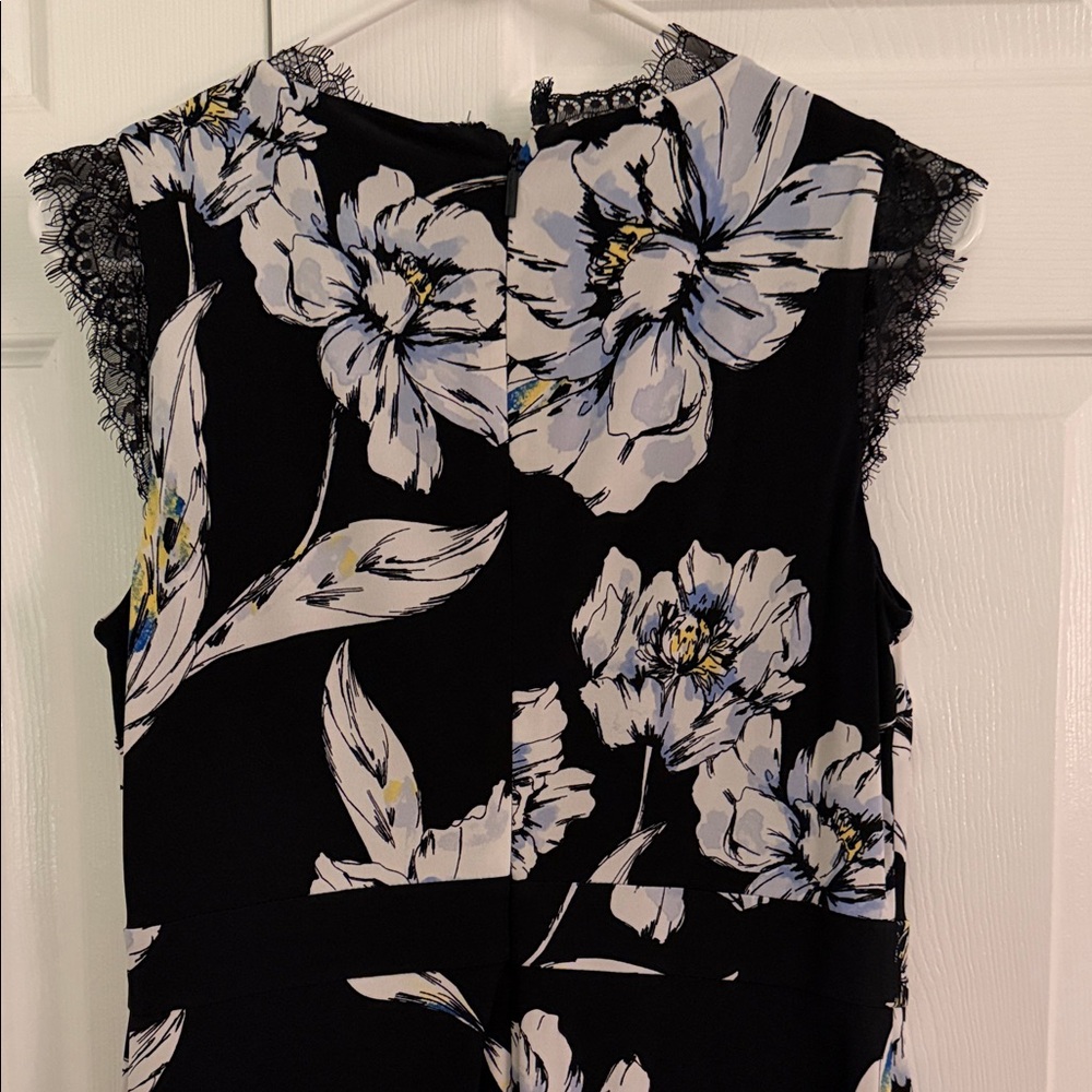 Karl Lagerfeld Black and White Lace Dress - Picture 5 of 6